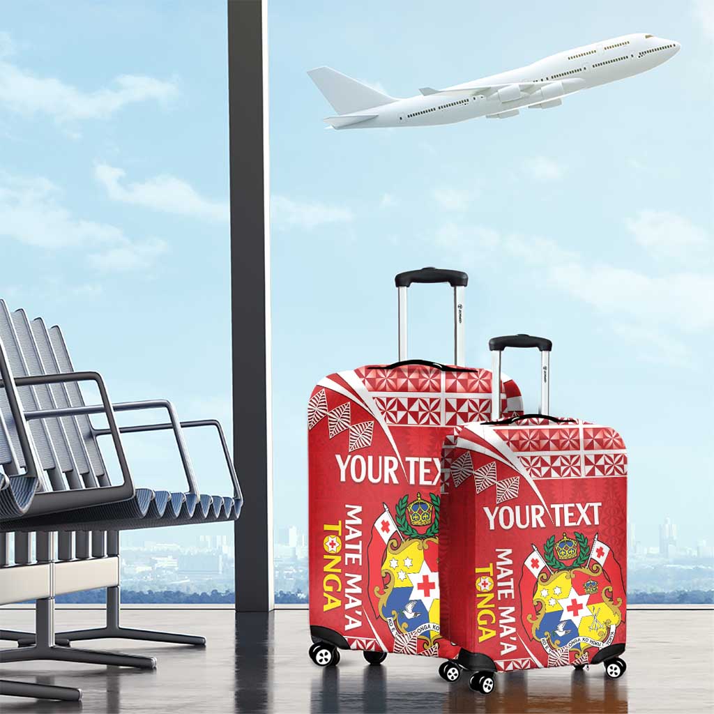 Custom Mate Maa Tonga Luggage Cover 2024 Go Champions LT14 - Polynesian Pride