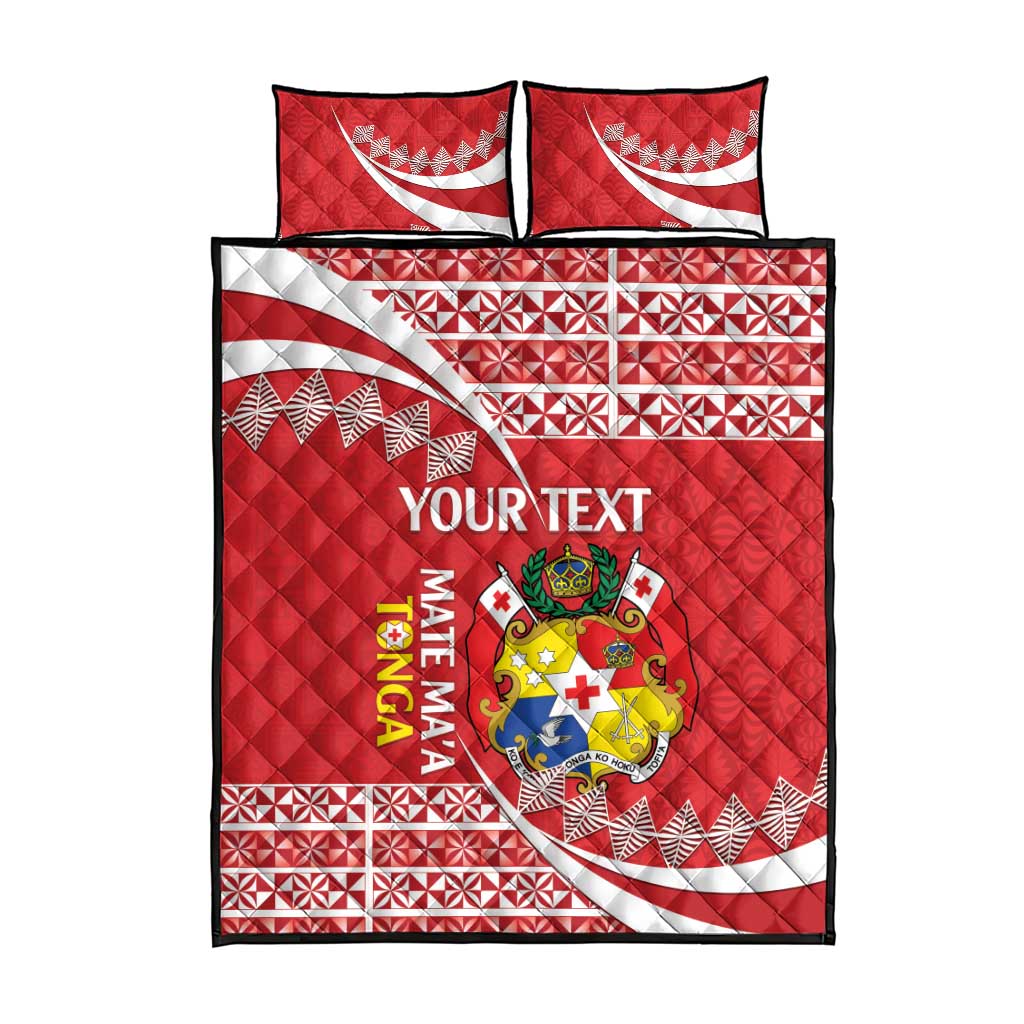 Custom Mate Maa Tonga Quilt Bed Set 2024 Go Champions LT14 - Polynesian Pride