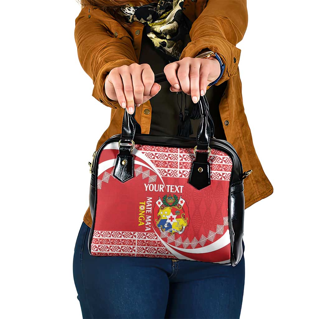 Custom Mate Maa Tonga Shoulder Handbag 2024 Go Champions LT14 One Size Red - Polynesian Pride