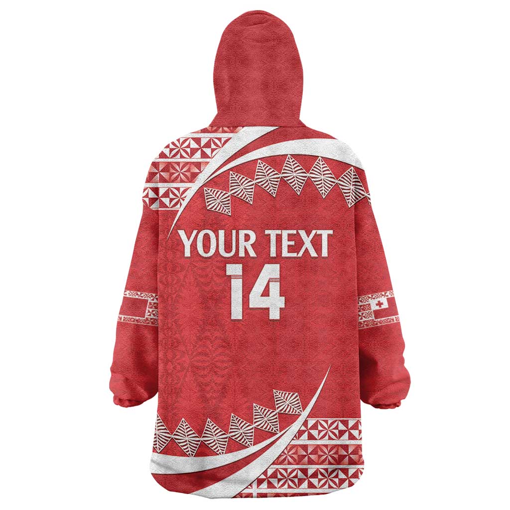 Custom Mate Maa Tonga Wearable Blanket Hoodie 2024 Go Champions LT14 - Polynesian Pride
