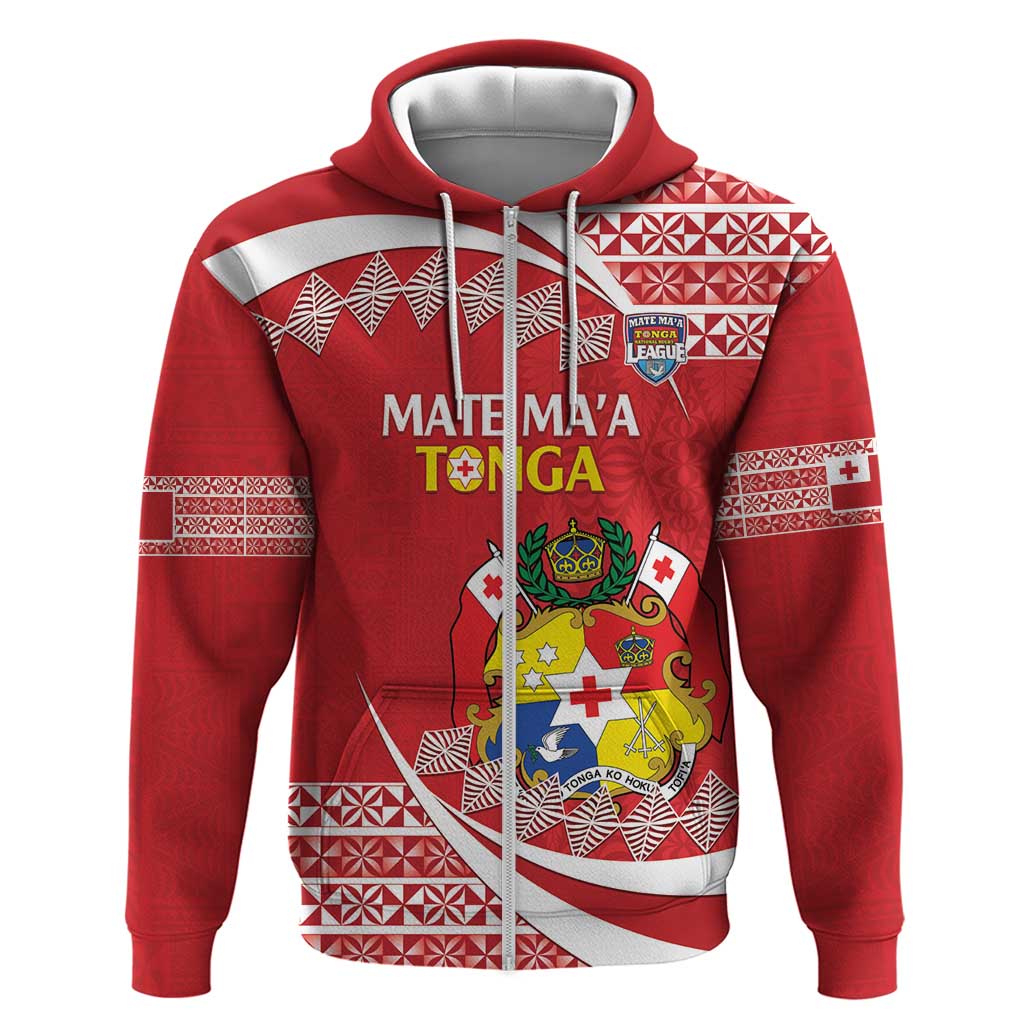 Custom Mate Maa Tonga Zip Hoodie 2024 Go Champions