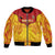 Papua New Guinea Rugby Custom Bomber Jacket Go Kumuls PNG - Polynesian Pattern