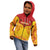 Papua New Guinea Rugby Custom Kid Hoodie Go Kumuls PNG - Polynesian Pattern