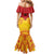 Papua New Guinea Rugby Custom Mermaid Dress Go Kumuls PNG - Polynesian Pattern