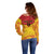 Papua New Guinea Rugby Custom Off Shoulder Sweater Go Kumuls PNG - Polynesian Pattern