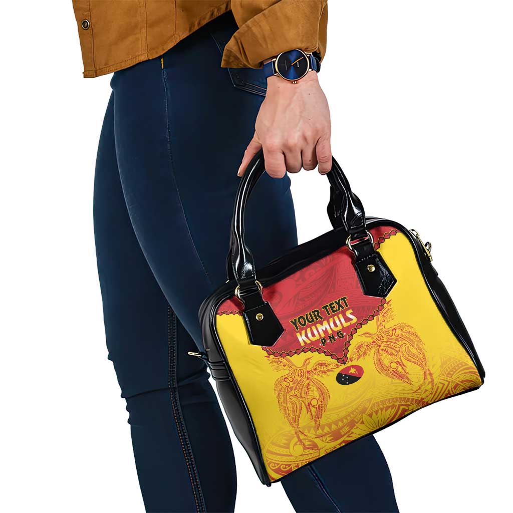 Papua New Guinea Rugby Custom Shoulder Handbag Go Kumuls PNG - Polynesian Pattern LT14 - Polynesian Pride