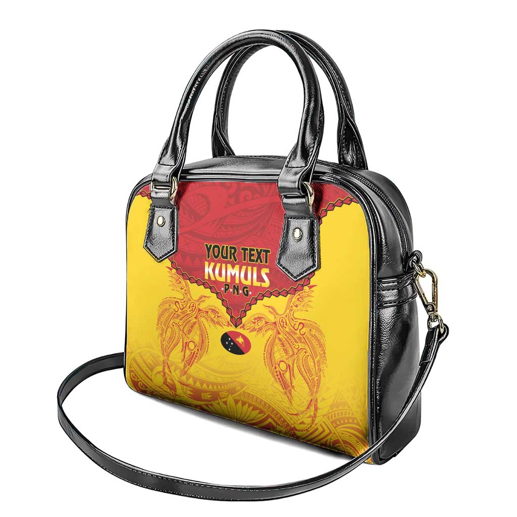 Papua New Guinea Rugby Custom Shoulder Handbag Go Kumuls PNG - Polynesian Pattern LT14 - Polynesian Pride