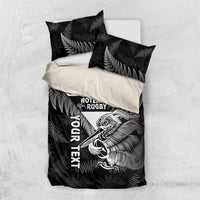 Aotearoa Silver Fern Rugby Custom Bedding Set 2024 Go Kiwi