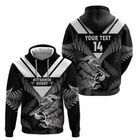 Aotearoa Silver Fern Rugby Custom Hoodie 2024 Go Kiwi