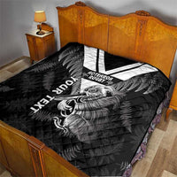 Aotearoa Silver Fern Rugby Custom Quilt 2024 Go Kiwi LT14 - Polynesian Pride