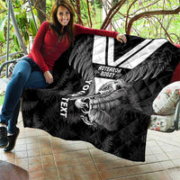 Aotearoa Silver Fern Rugby Custom Quilt 2024 Go Kiwi LT14 - Polynesian Pride