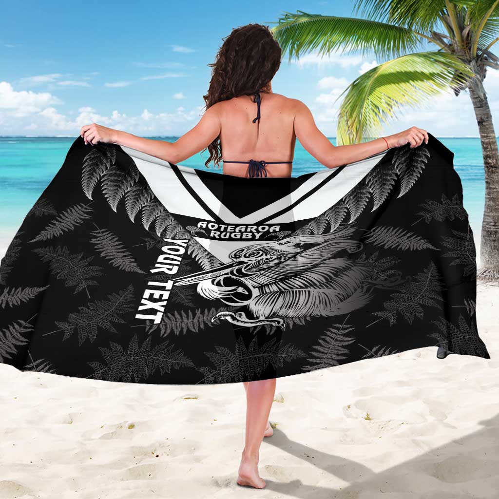 Aotearoa Silver Fern Rugby Custom Sarong 2024 Go Kiwi LT14 - Polynesian Pride