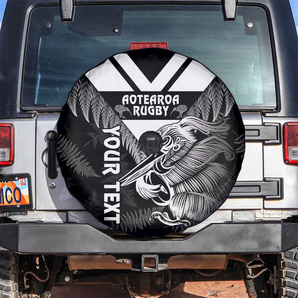 Aotearoa Silver Fern Rugby Custom Spare Tire Cover 2024 Go Kiwi