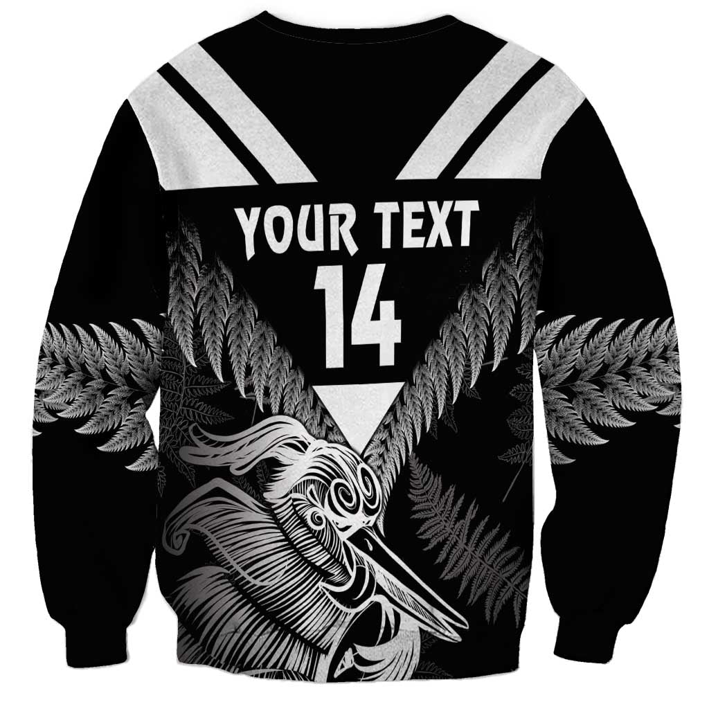 Aotearoa Silver Fern Rugby Custom Sweatshirt 2024 Go Kiwi