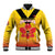 Orchids PNG Rugby Custom Baseball Jacket Go Champions Papua New Guinea