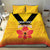 Orchids PNG Rugby Custom Bedding Set Go Champions Papua New Guinea