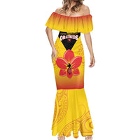 Orchids PNG Rugby Custom Mermaid Dress Go Champions Papua New Guinea