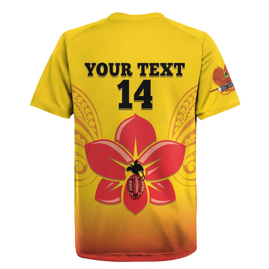 Orchids PNG Rugby Custom Rugby Jersey Go Champions Papua New Guinea LT14 - Polynesian Pride