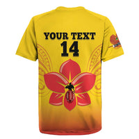 Orchids PNG Rugby Custom Rugby Jersey Go Champions Papua New Guinea LT14 - Polynesian Pride