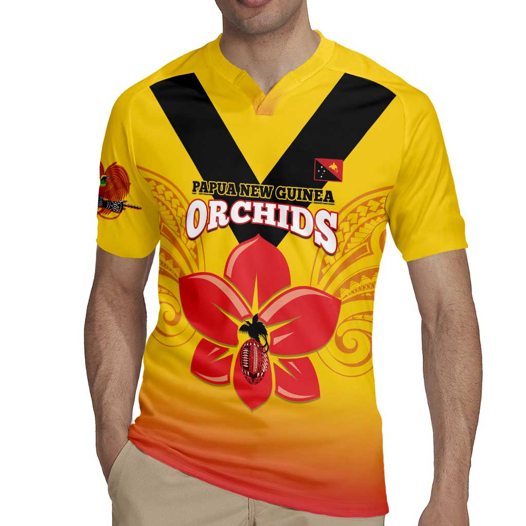 Orchids PNG Rugby Custom Rugby Jersey Go Champions Papua New Guinea LT14 - Polynesian Pride