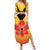 Orchids PNG Rugby Custom Summer Maxi Dress Go Champions Papua New Guinea