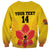 Orchids PNG Rugby Custom Sweatshirt Go Champions Papua New Guinea