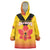 Orchids PNG Rugby Custom Wearable Blanket Hoodie Go Champions Papua New Guinea