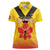 Orchids PNG Rugby Custom Women Polo Shirt Go Champions Papua New Guinea