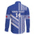 Fetu Samoa Rugby Custom Family Matching Off The Shoulder Long Sleeve Dress and Hawaiian Shirt Siapo Pattern - Sporty Style