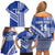 Fetu Samoa Rugby Custom Family Matching Off Shoulder Short Dress and Hawaiian Shirt Siapo Pattern - Sporty Style