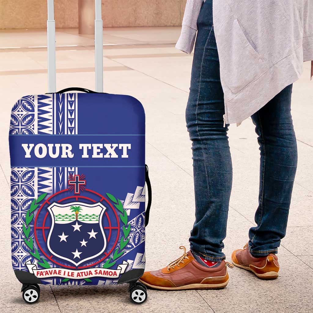 Fetu Samoa Rugby Custom Luggage Cover Siapo Pattern - Sporty Style