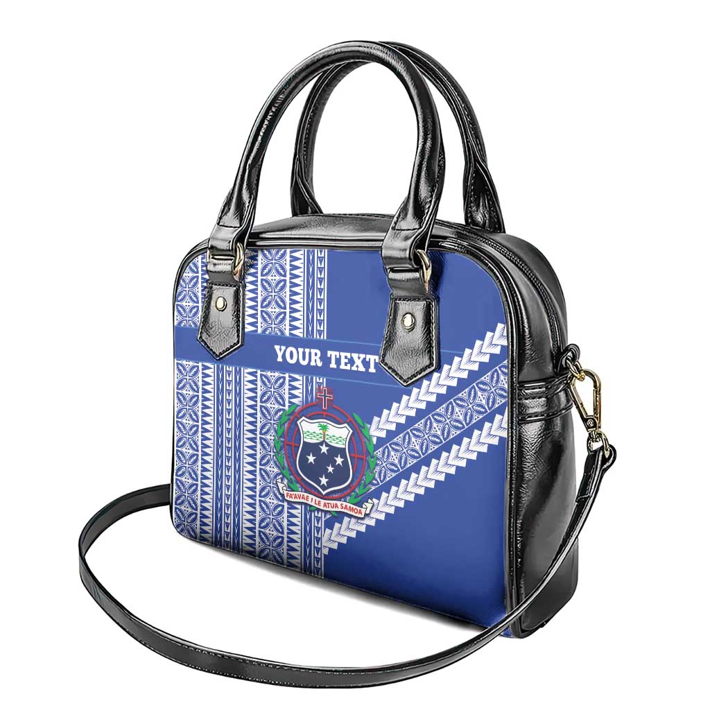 Fetu Samoa Rugby Custom Shoulder Handbag Siapo Pattern - Sporty Style LT14 - Polynesian Pride