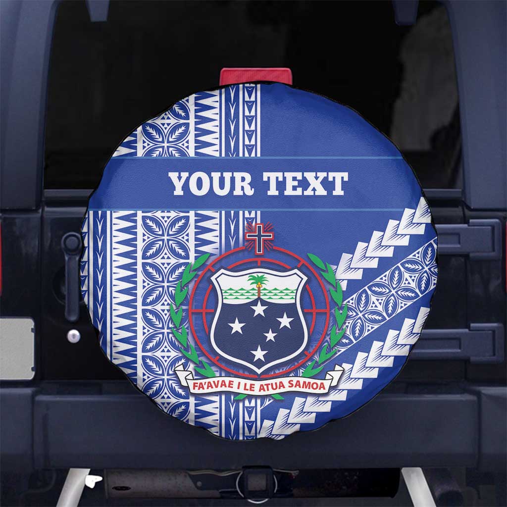 Fetu Samoa Rugby Custom Spare Tire Cover Siapo Pattern - Sporty Style LT14 - Polynesian Pride