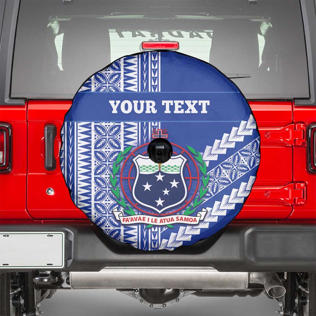 Fetu Samoa Rugby Custom Spare Tire Cover Siapo Pattern - Sporty Style LT14 - Polynesian Pride