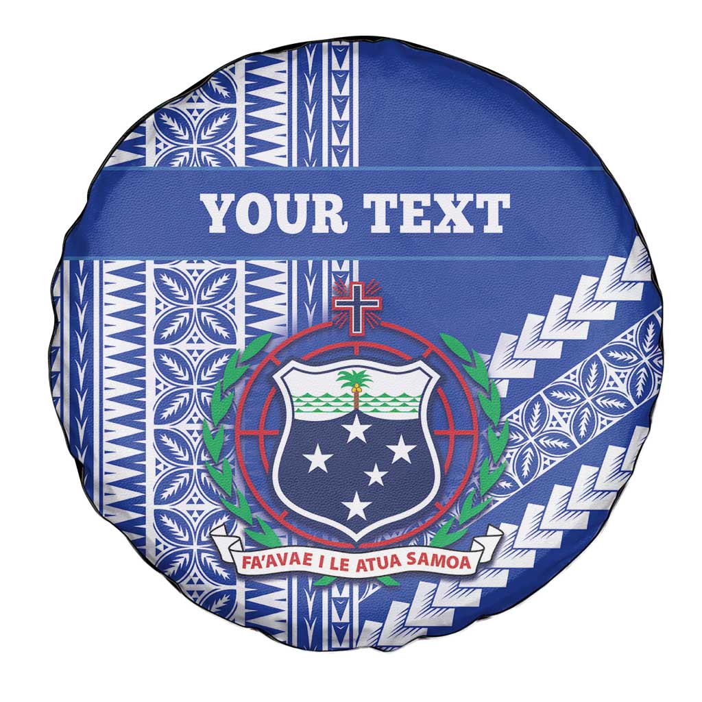 Fetu Samoa Rugby Custom Spare Tire Cover Siapo Pattern - Sporty Style LT14 - Polynesian Pride