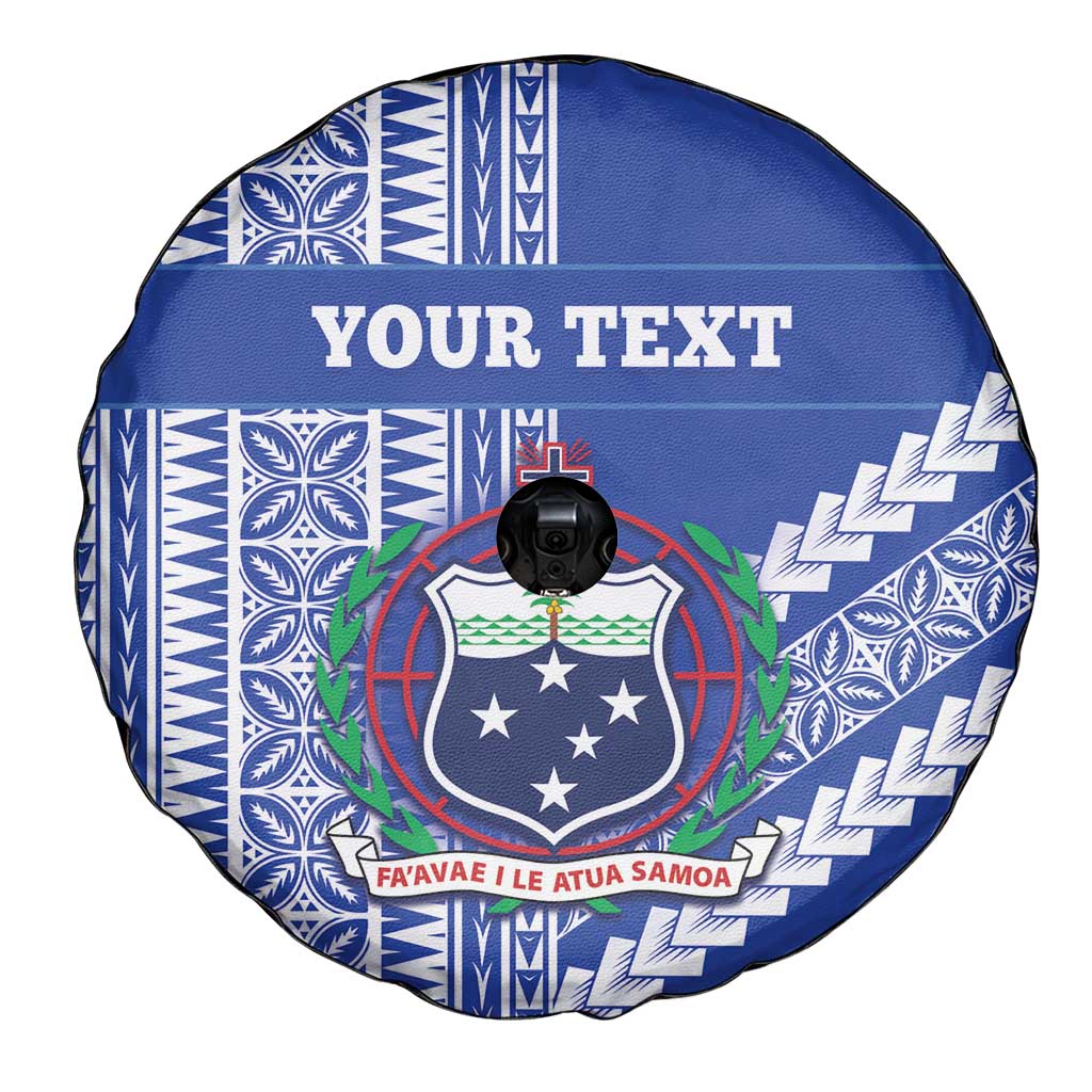 Fetu Samoa Rugby Custom Spare Tire Cover Siapo Pattern - Sporty Style LT14 - Polynesian Pride