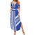 Fetu Samoa Rugby Custom Summer Maxi Dress Siapo Pattern - Sporty Style