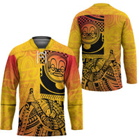 Marquesas Islands Hockey Jersey Marquesan Matatiki Fish Hook Patutiki - Polynesian Pride