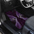 Aotearoa Pounamu Niho Car Mats Silver Fern Mix Maori Pattern - Purple