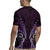 Aotearoa Pounamu Niho Rugby Jersey Silver Fern Mix Maori Pattern - Purple