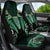 Aotearoa Pounamu Niho Car Seat Cover Silver Fern Mix Maori Pattern - Green