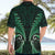 Aotearoa Pounamu Niho Hawaiian Shirt Silver Fern Mix Maori Pattern - Green