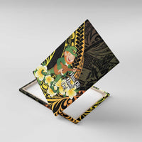 Hawaii Saint Patrick's Day Canvas Wall Art Ukulele Leprechaun Hau'Oli Maoli Oe!