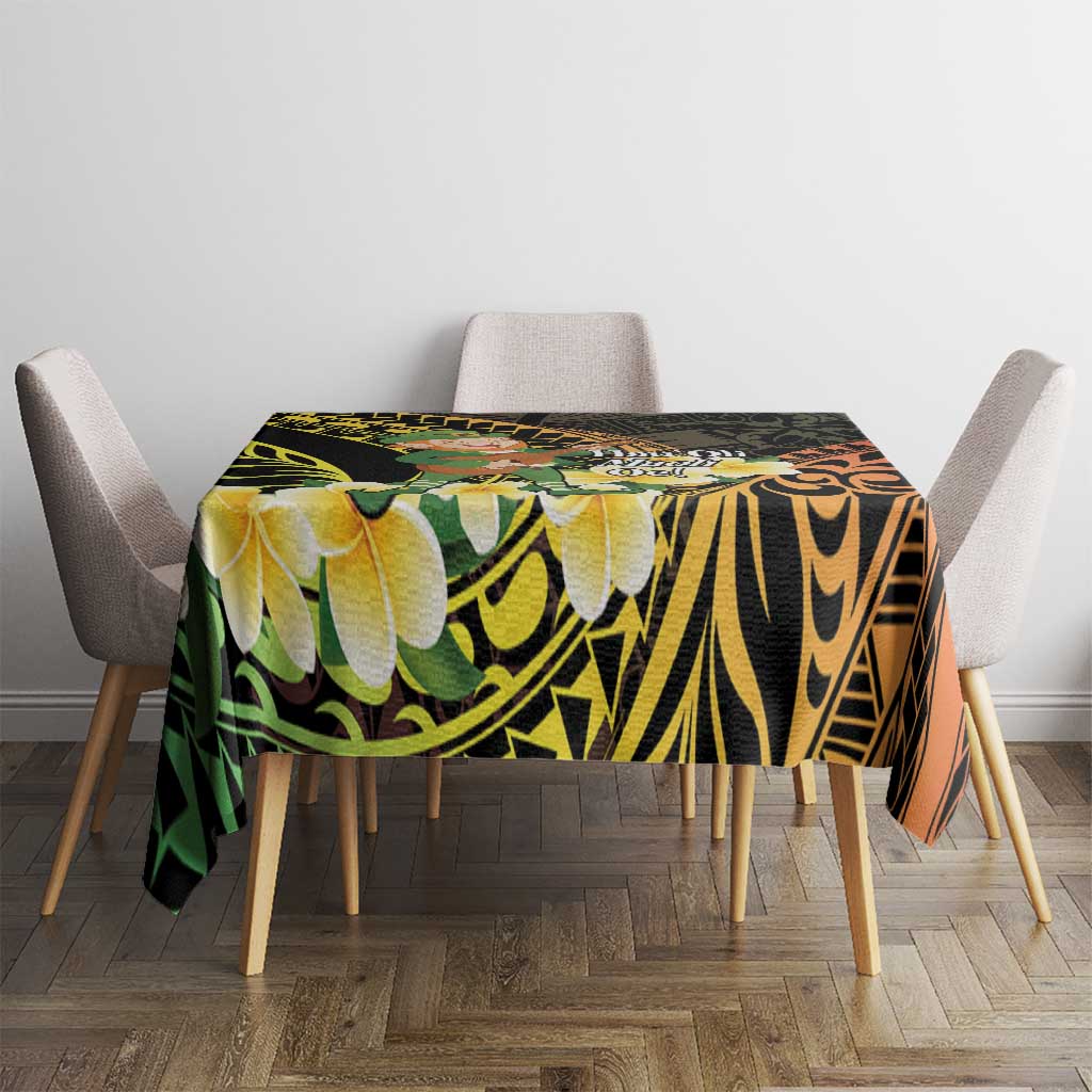 Hawaii Saint Patrick's Day Tablecloth Ukulele Leprechaun Hau'Oli Maoli Oe! LT14 - Polynesian Pride