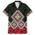 Kia Ora Aotearoa Family Matching Off The Shoulder Long Sleeve Dress and Hawaiian Shirt 2025 Pasifika Maori Taniko Motifs