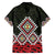 Kia Ora Aotearoa Family Matching Off The Shoulder Long Sleeve Dress and Hawaiian Shirt 2025 Pasifika Maori Taniko Motifs