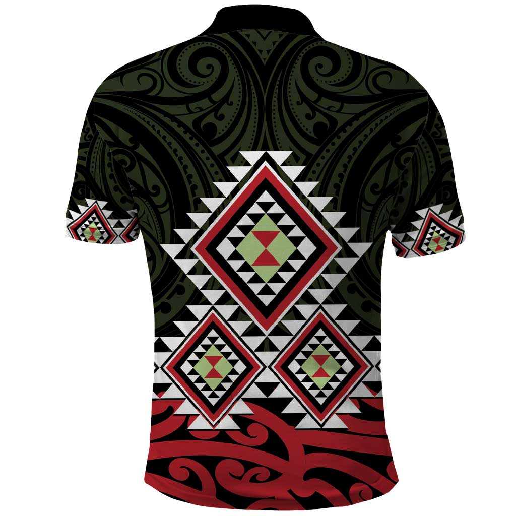 Kia Ora Aotearoa Polo Shirt 2025 Pasifika Maori Taniko Motifs