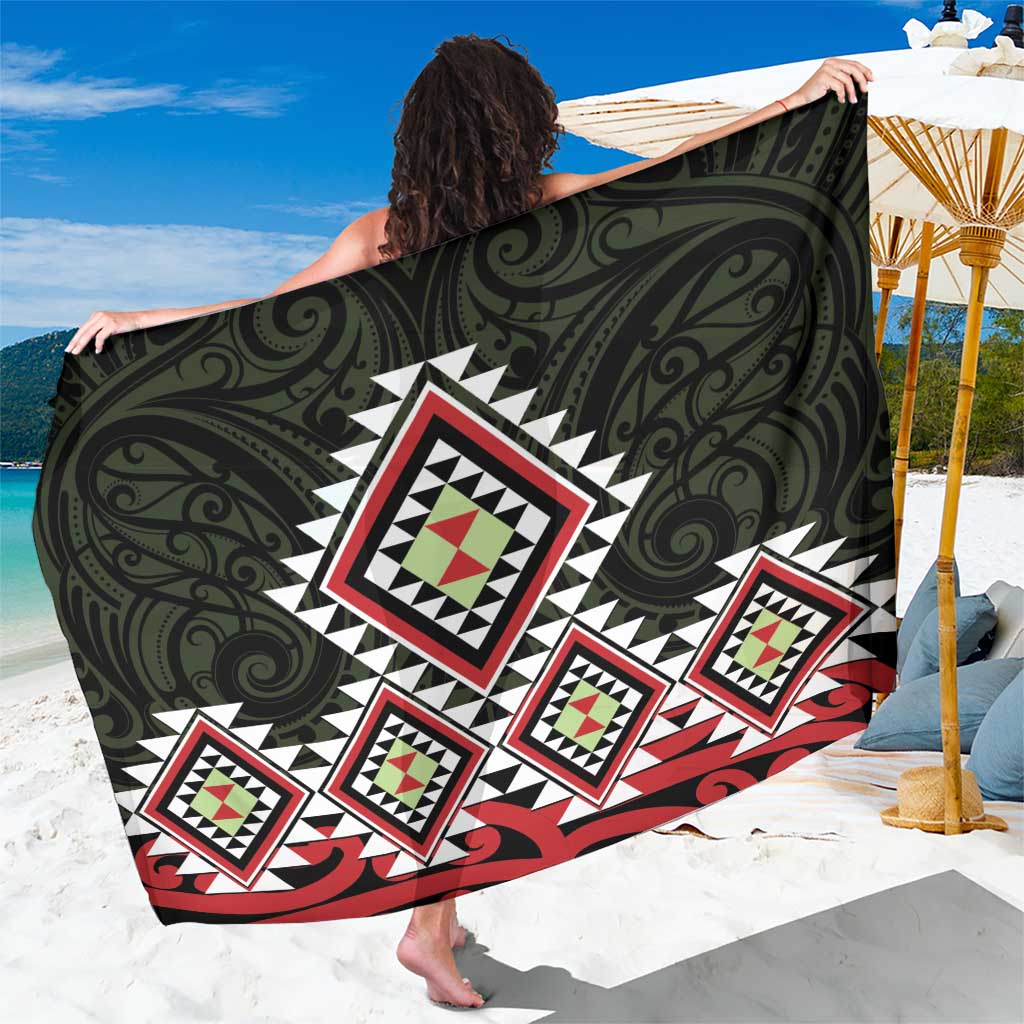 Kia Ora Aotearoa Sarong 2025 Pasifika Maori Taniko Motifs