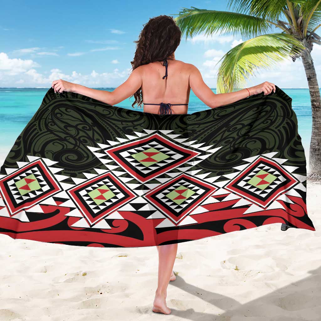 Kia Ora Aotearoa Sarong 2025 Pasifika Maori Taniko Motifs