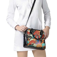 Japanese Geisha Katana Shoulder Handbag Japan Sensu Seigaiha Pattern LT14 - Polynesian Pride